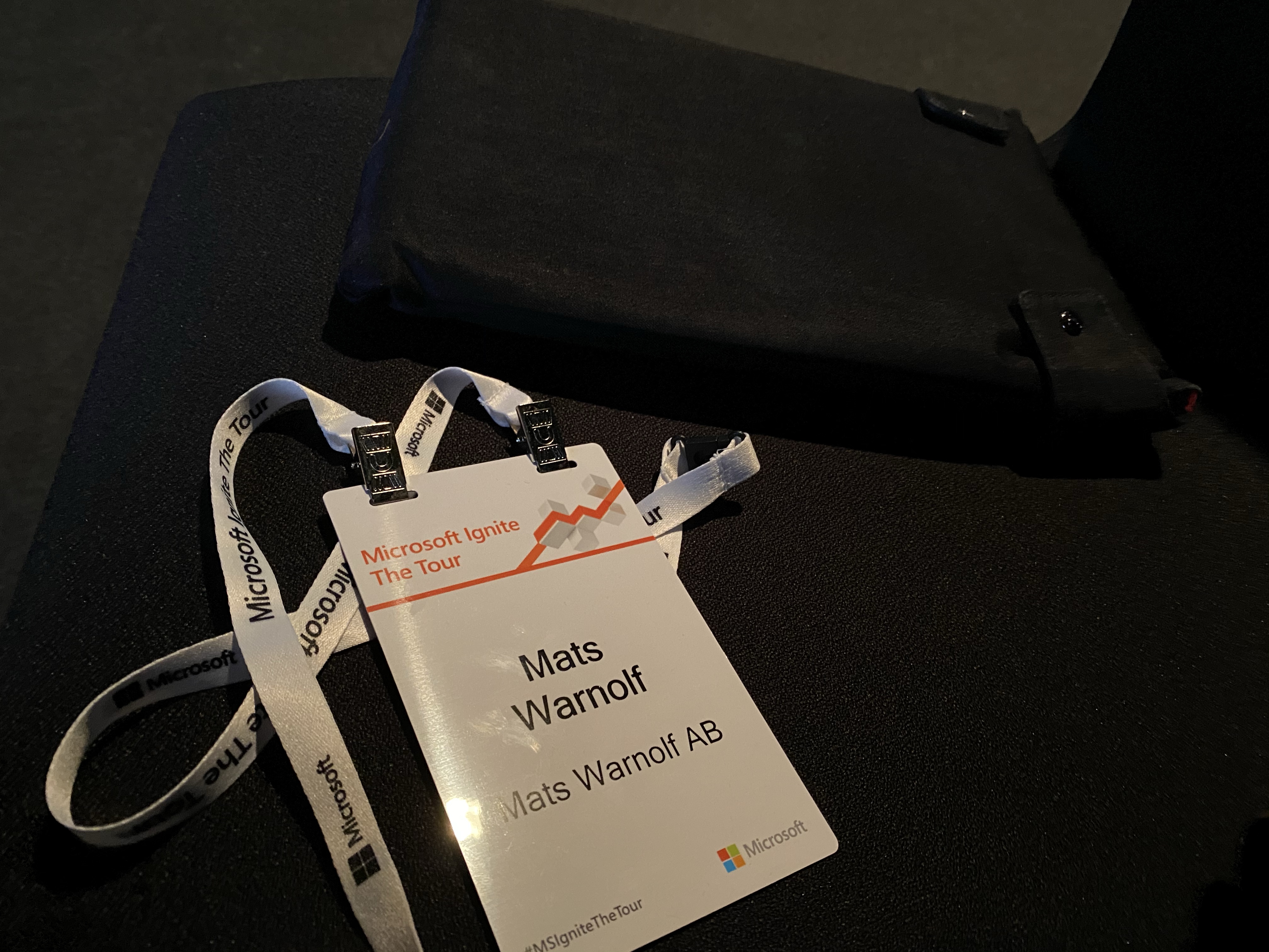 registeringsbadgen för Ignite the Tour